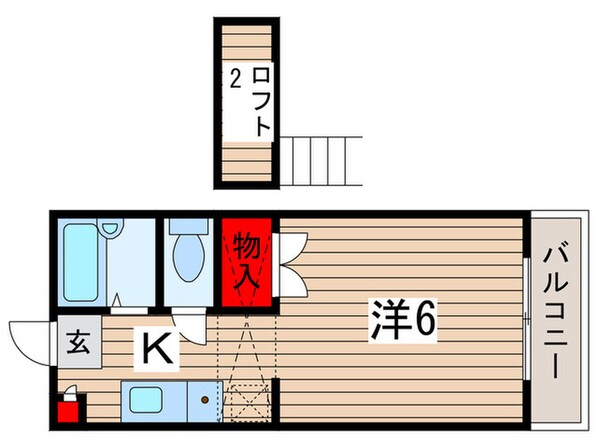 エスハイツⅡの物件間取画像